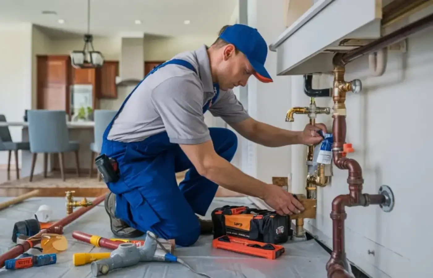 Commercial plumbing service